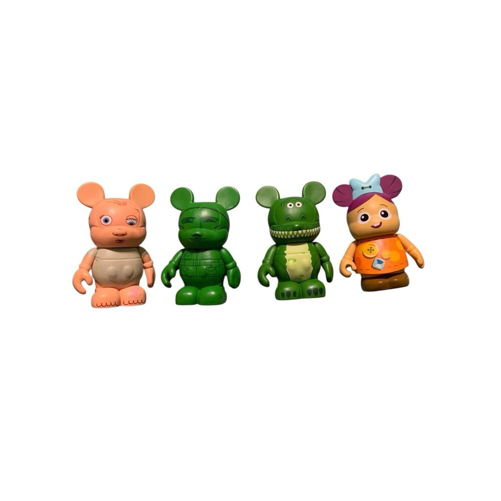 Disney Vinylmation 3” Toy Story Series LOT Big Baby, Green Army Man, Rex, TrixiE